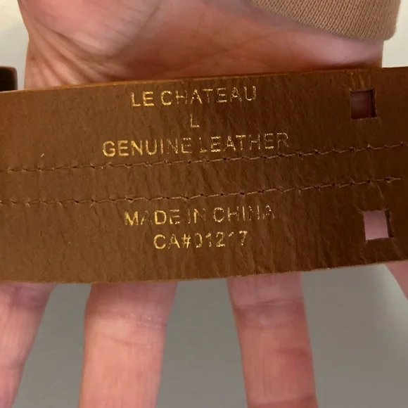 Vinage le château leather belt - Picture 4 of 9